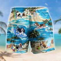Basset Hound Hawaii Men & Women Set THT20072801-THO20072801