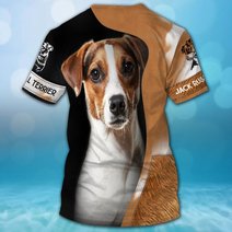 CHTD2006 Jack Russell Terrier Personalized 3D HOODIE