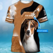 CHTD2006 Jack Russell Terrier Personalized 3D HOODIE