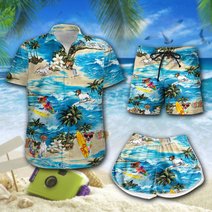 Jack Russell Terrier Hawaii Men - Women Set THT20072702-THO20072702