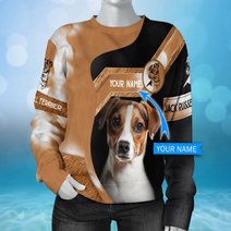 CHTD2006 Jack Russell Terrier Personalized 3D HOODIE
