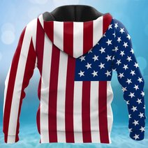 BIT0405 Newfoundland Opened Flag USA 3D HOODIE