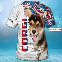 CHTD1003 Corgi Personalized 3D HOODIE