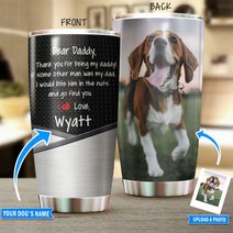 THU0184 Beagle Personalized Stainless Steel Tumbler