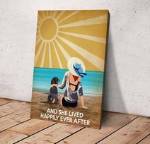 BID20070104 Dachshund And She Lived Happily Ever After Matte Canvas
