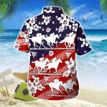 Horse racing 2 Men-Women Hawaii Set DIT21061006-DIO21061006