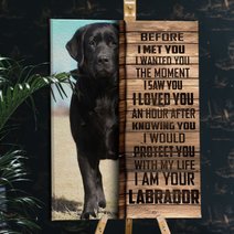 CHD0108 Labrador Retriever Matte Canvas