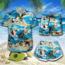 Old English Sheepdog Hawaii Men - Women Set THT20072704-THO20072704