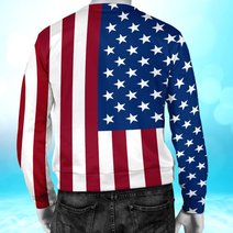 BIT0401 Cat Opened Flag USA 3D HOODIE