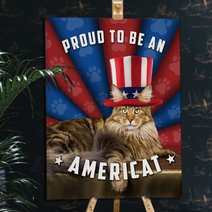 MHDMEO102 Maine Coon Americat Matte Canvas