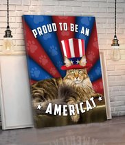 MHDMEO102 Maine Coon Americat Matte Canvas