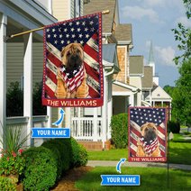 DIF4042-Weimaraner Personalized Flag