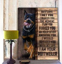 CHD0109 Rottweiler Matte Canvas