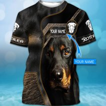 CHTD2008 Rottweiler Personalized 3D HOODIE
