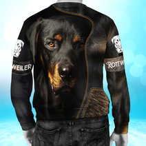 CHTD2008 Rottweiler Personalized 3D HOODIE