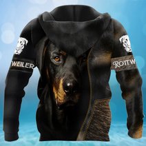 CHTD2008 Rottweiler Personalized 3D HOODIE