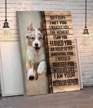 CHD0102 Australian Shepherd Matte Canvas