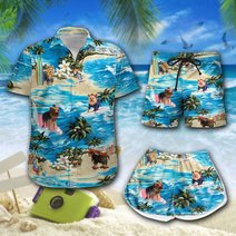 Yorkshire Terrier Hawaii Men - Women Set THT20072705-THO20072705