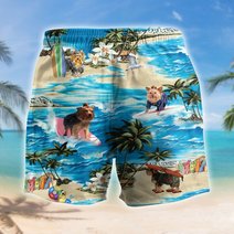 Yorkshire Terrier Hawaii Men - Women Set THT20072705-THO20072705