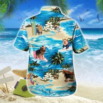 Yorkshire Terrier Hawaii Men - Women Set THT20072705-THO20072705