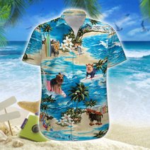 Yorkshire Terrier Hawaii Men - Women Set THT20072705-THO20072705
