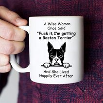 Boston Terrier Happily Mug THM22021150