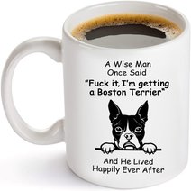 Boston Terrier Happily Mug THM22021150