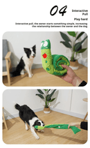 Snail Dog Puzzle Feeder – Durable & Interactive Plush Toy