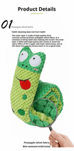 Snail Dog Puzzle Feeder – Durable & Interactive Plush Toy