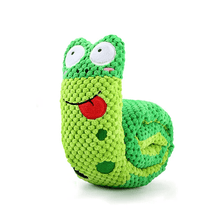 Snail Dog Puzzle Feeder – Durable & Interactive Plush Toy