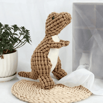 Interactive Dinosaur Plush Chew Toys for Cats & Dogs – Perfect for Small Pets!