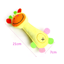 Durable Low Price Pet Dog Plush Toy Animal Shape with Squeaky for Small Dogs Chew Cleaning Toys