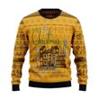 My Christmas Is All Booked Ugly Christmas Sweater All Printed