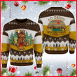 A Bear With Beer Vintage Camping Ugly Christmas Sweater