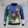 Giraffe Family Xmas Ugly Christmas Sweater