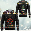 Firefighter Truck Tree Ugly Christmas Sweater