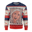 Scarlett Johansson Surprised Meme Ugly Christmas Sweater
