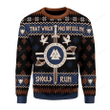 Not Kill Me Should Run Viking Mythology Ugly Christmas Sweater