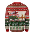 Santa With Horror Characters Ugly Christmas Sweater