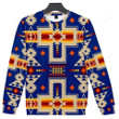 Purple Native Tribes Pattern Native American Ugly Christmas Sweater