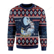 Sleigh Pulled By Reindeer Merry Christmas Gearhomies For Unisex Ugly Christmas Sweater