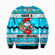 Stitch Have A Smurfy Christmas Ugly Christmas Sweater