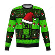 Minecraft Creeper Ugly Christmas Sweater