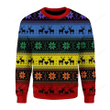 Rainbow Deer Lgbt Ugly Christmas Sweater