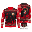 Red Pattern Ugly Christmas Sweater
