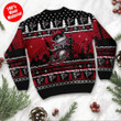 Atlanta Falcons Jack Skellington Halloween Holiday Party Ugly Christmas Sweater