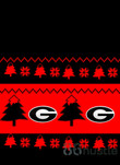 Georgia Bulldogs Snoopy Dabbing Holiday Party Ugly Christmas Sweater