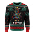 Christmas Tree Sign Language Ugly Christmas Sweater