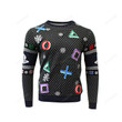 Symbols Black Ugly Christmas Sweater