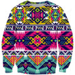 Neon Colors Pattern Ugly Christmas Sweater